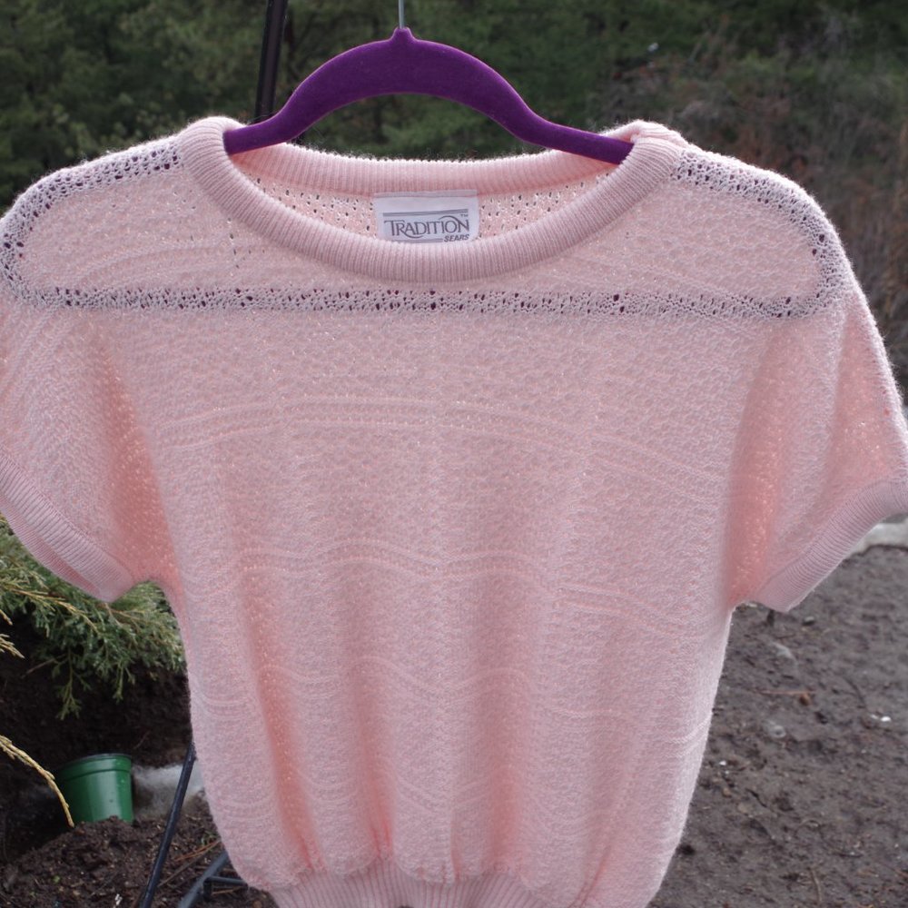 Pink Vintage Tradition Sears sweater